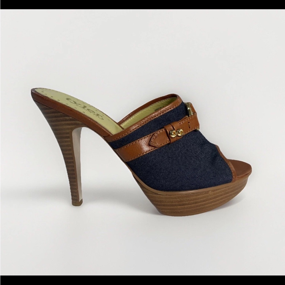 Richard Tyler Womens Mule/ Slide-on Heels Shoes Size 7 M